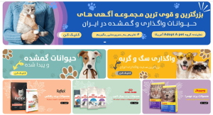 طراحی سایت پت شاپ نمونه کار